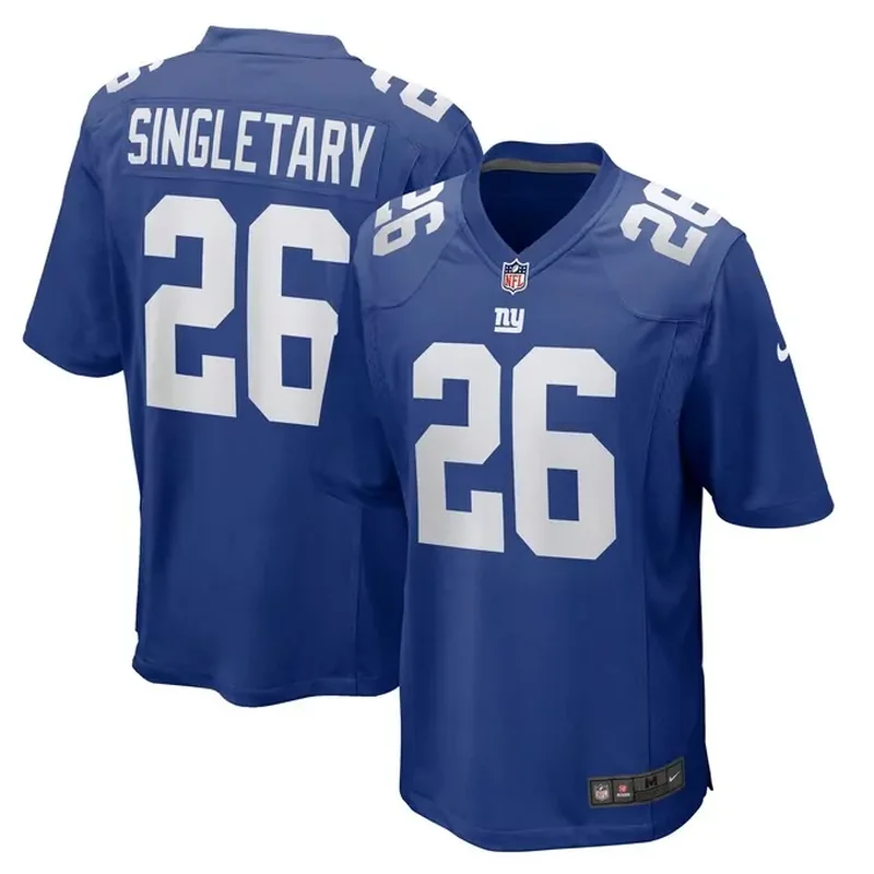 Tiki Barber New York Giants Womens Classic Retired Player Game Jersey Royal - Image 4