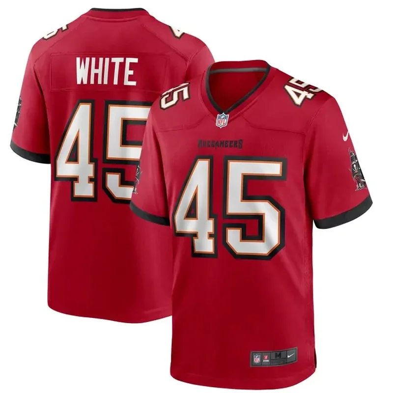 Devin White Tampa Bay Buccaneers Player Game Jersey Red