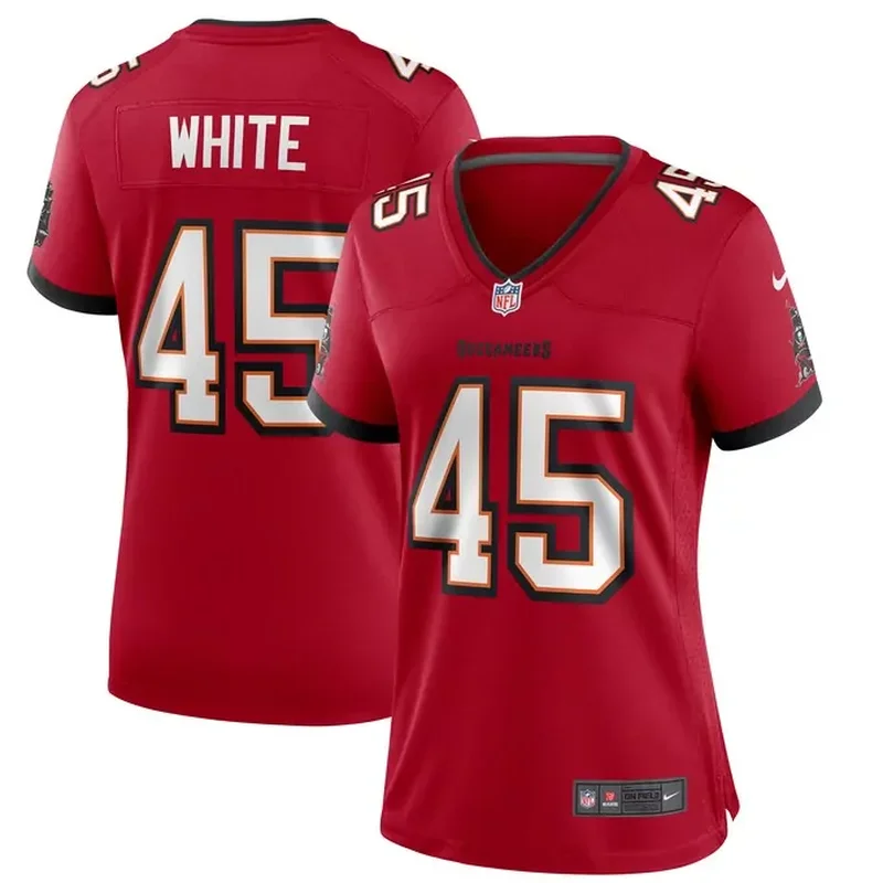 Devin White Tampa Bay Buccaneers Womens Game Player Jersey Red