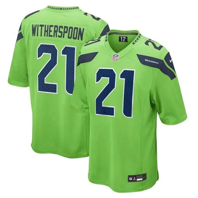 Devon Witherspoon Seattle Seahawks Game Jersey Neon Green