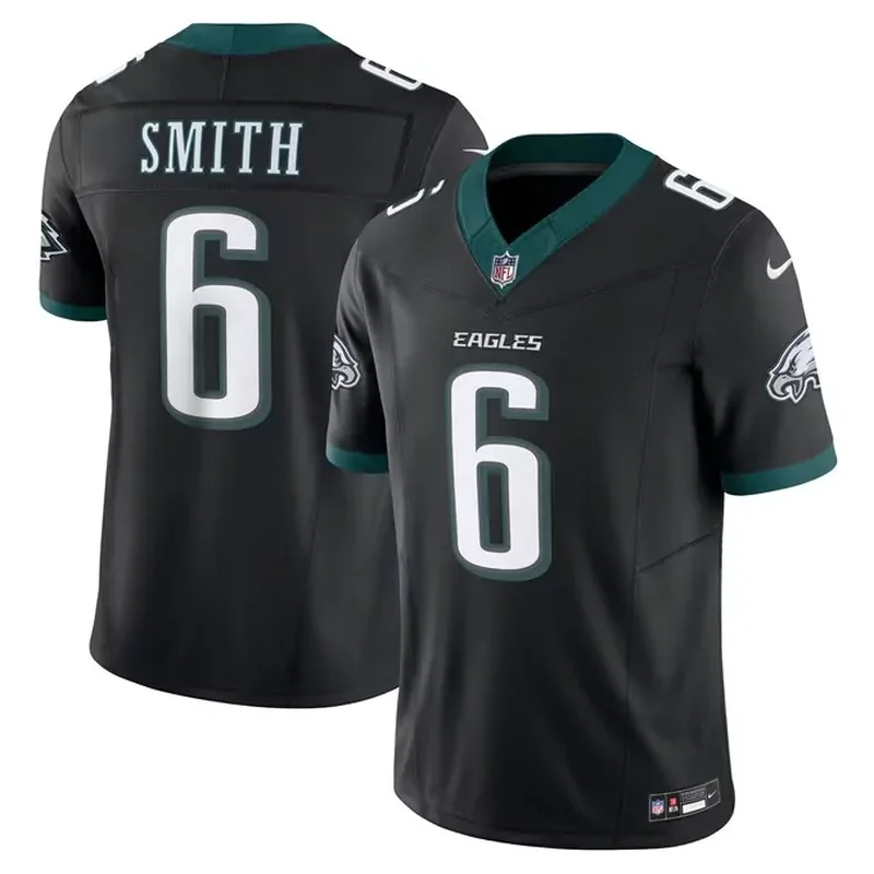 Philadelphia Eagles Team Vapor Fuse Elite Custom Jersey Midnight Green - Image 4