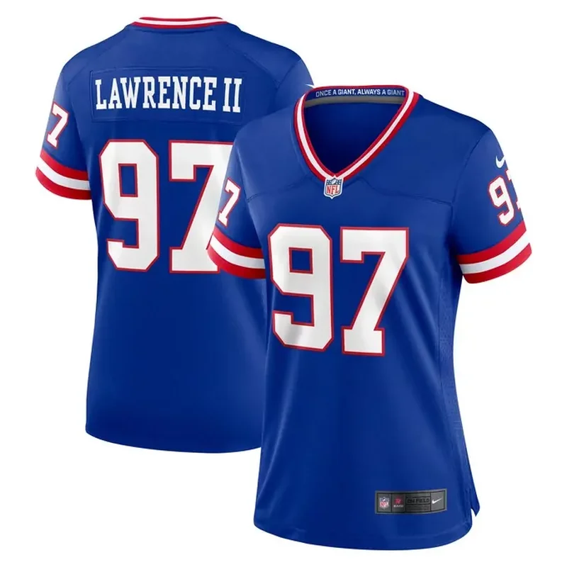 Brian Burns New York Giants Alternate Player Game Jersey Century Red - Image 2