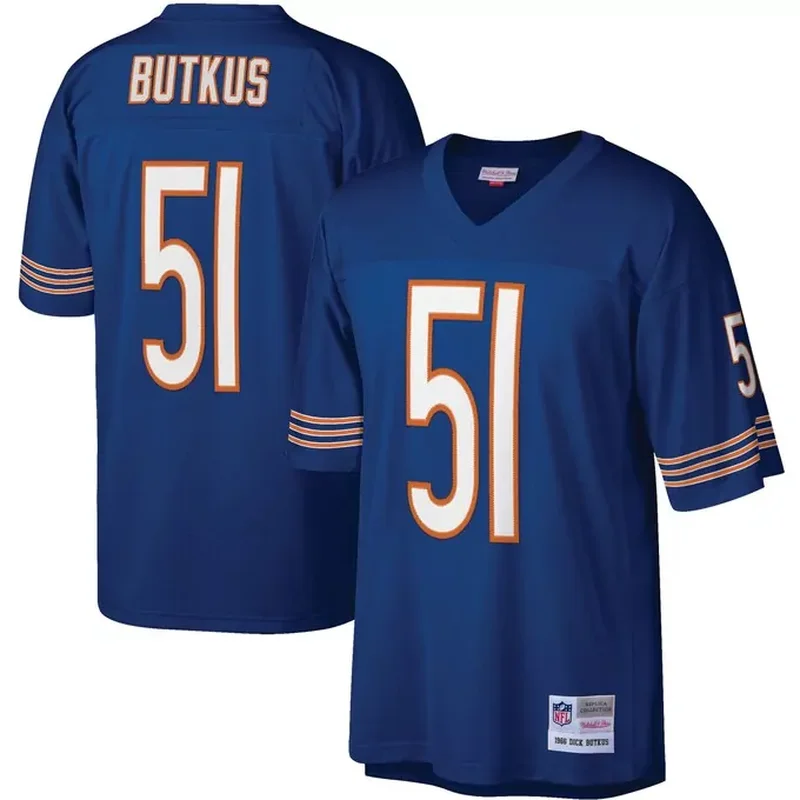 Walter Payton Chicago Bears Womens 1985 Legacy Jersey Navy - Image 3