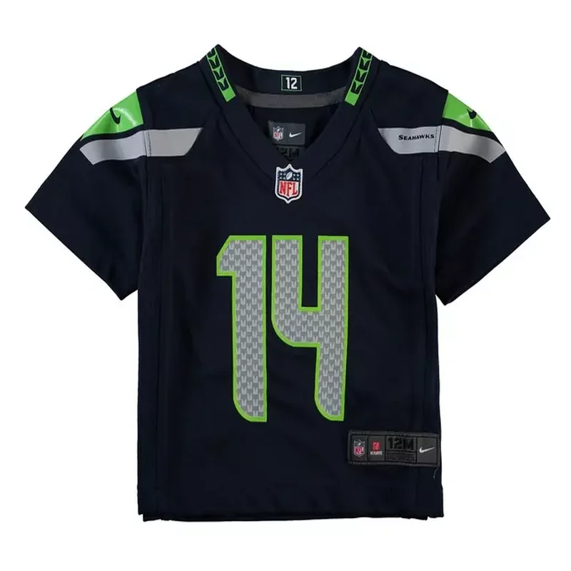DK Metcalf Seattle Seahawks Infant Game Jersey College Navy