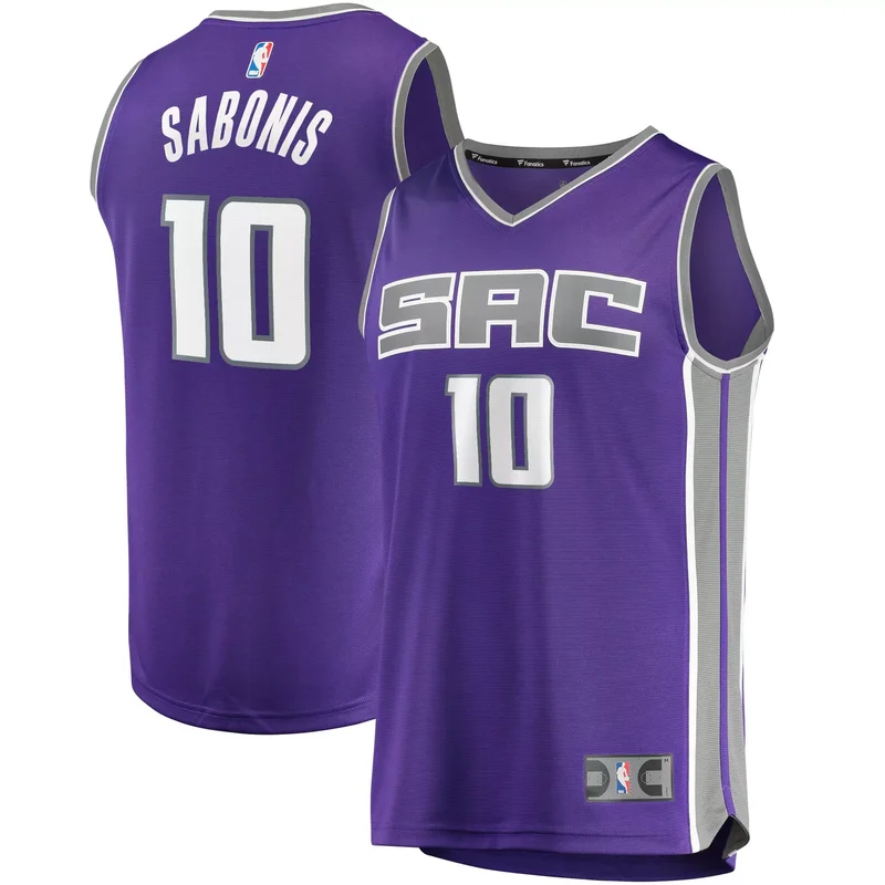 Domantas Sabonis Sacramento Kings 2021/22 Fast Break Jersey - Icon Edition - Purple NBA
