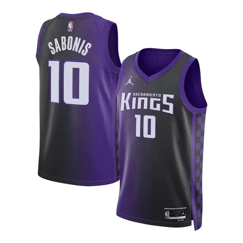 Domantas Sabonis Sacramento Kings Jordan Brand Unisex Jersey Statement Edition Purple