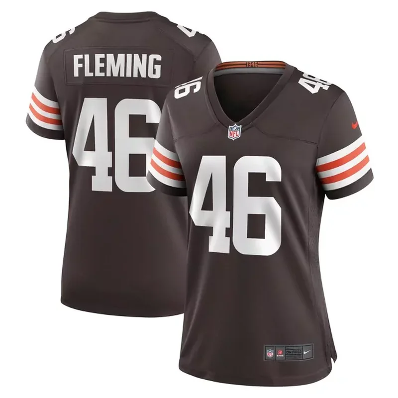 Matthew Adams Cleveland Browns Womens Team Game Jersey Brown - Image 2