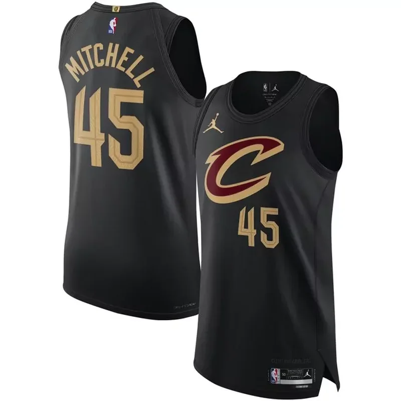 Darius Garland Cleveland Cavaliers Player Jersey City Edition Black - Image 4