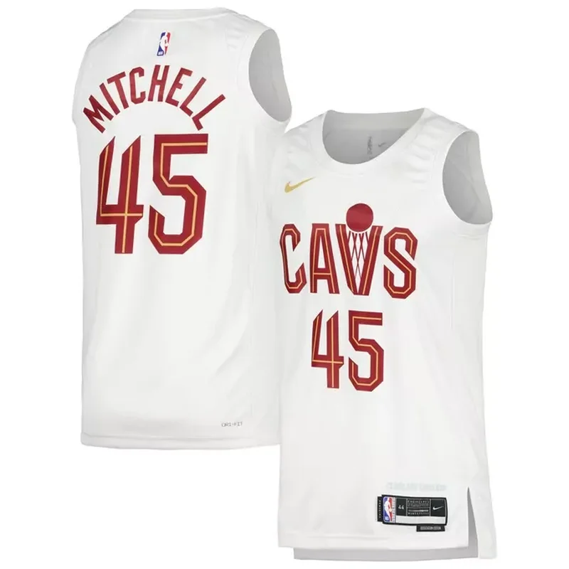 Donovan Mitchell Cleveland Cavaliers Unisex Jersey Icon Edition Wine - Image 4