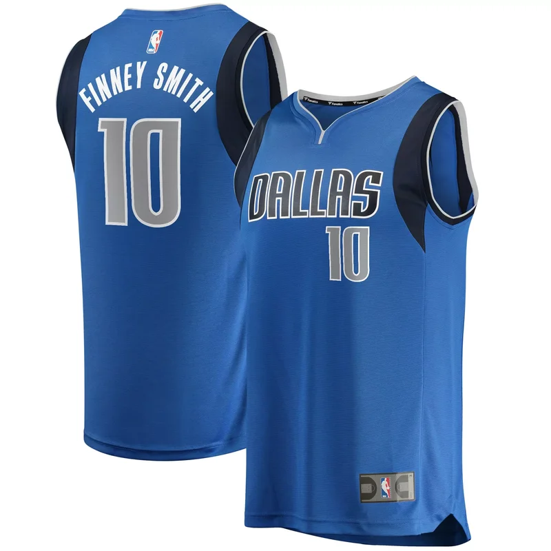Dorian Finney-smith Dallas Mavericks Fast Break Jersey - Icon Edition - Blue NBA