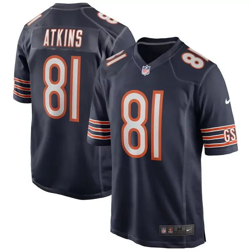DOnta Foreman Chicago Bears Game Jersey Navy - Image 5