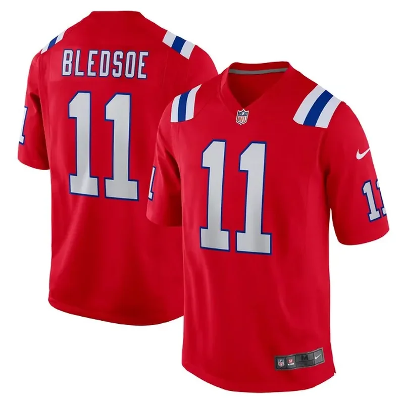 Mac Jones New England Patriots Inverted Game Jersey Gray - Image 4