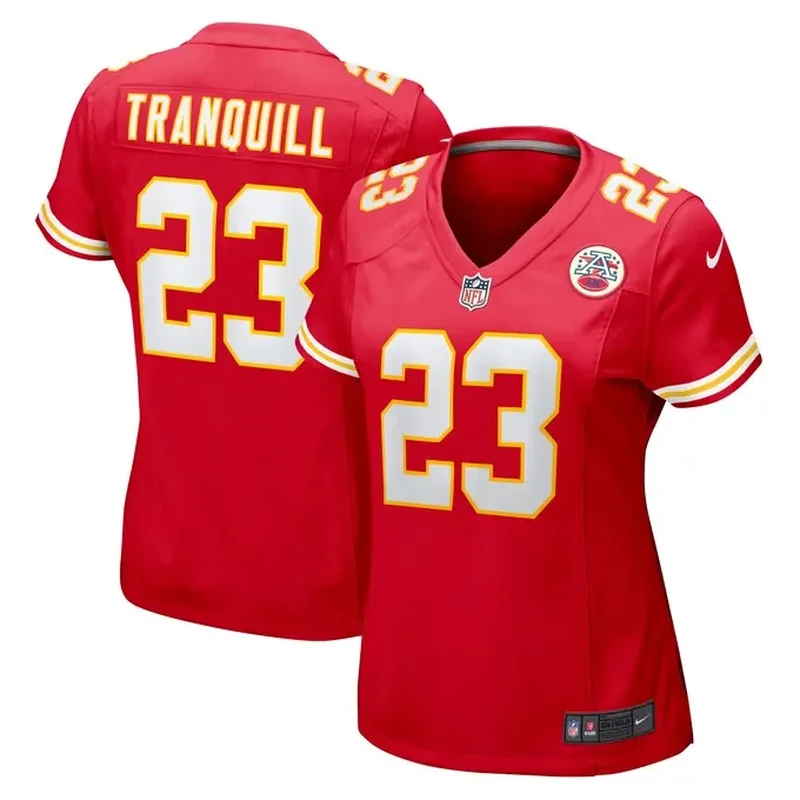 Kansas City Chiefs Vapor Untouchable Custom Elite Jersey Red - Image 5