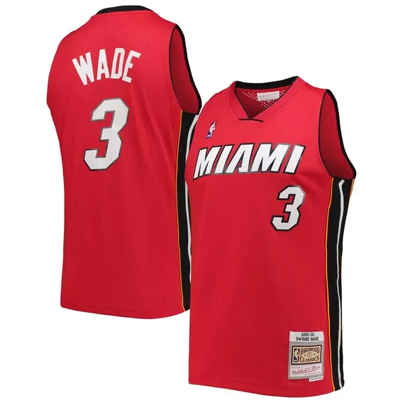 Miami Heat Jordan Brand Custom Jersey Statement Edition Red - Image 5