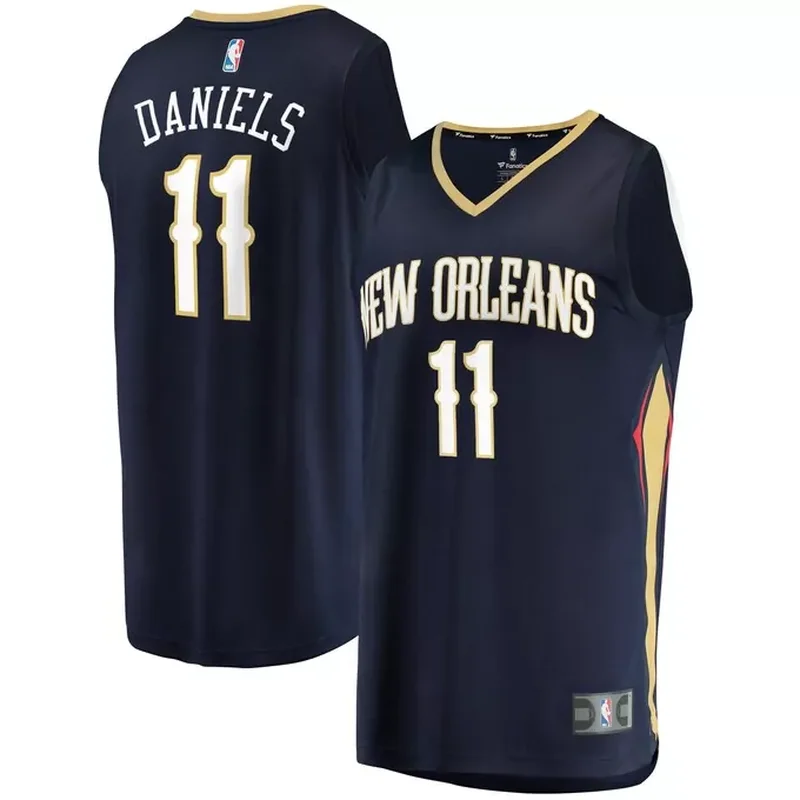 Dyson Daniels New Orleans Pelicans Fast Break Jersey Icon Edition Navy