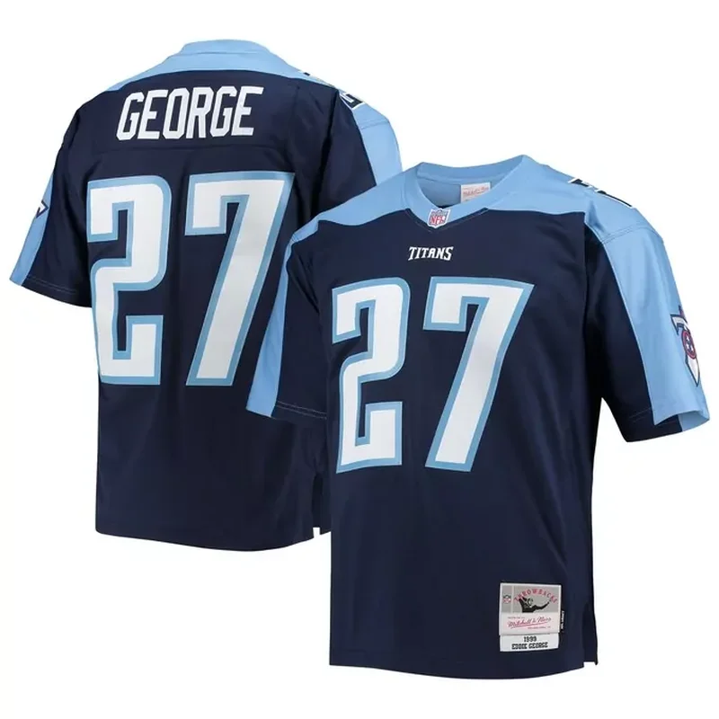 Number 1 Bride Tennessee Titans Womens Game Jersey Navy - Image 4