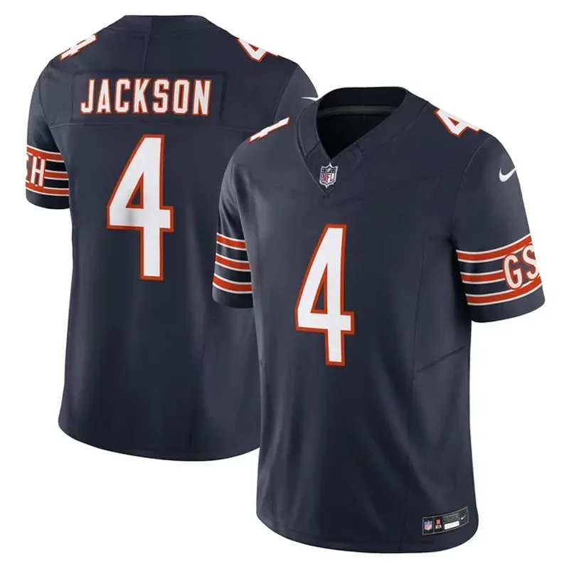 Justin Fields Chicago Bears Vapor Fuse Jersey White - Image 5