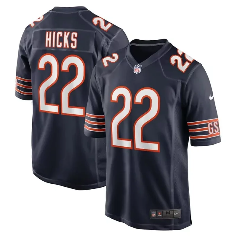 Joejuan Williams Chicago Bears Game Jersey Navy - Image 5