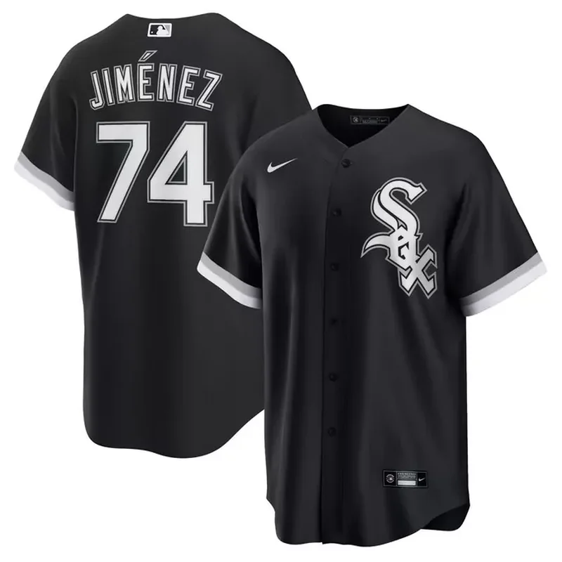 Bo Jackson Chicago White Sox 1993 Cooperstown Collection Batting Practice Jersey Black - Image 3