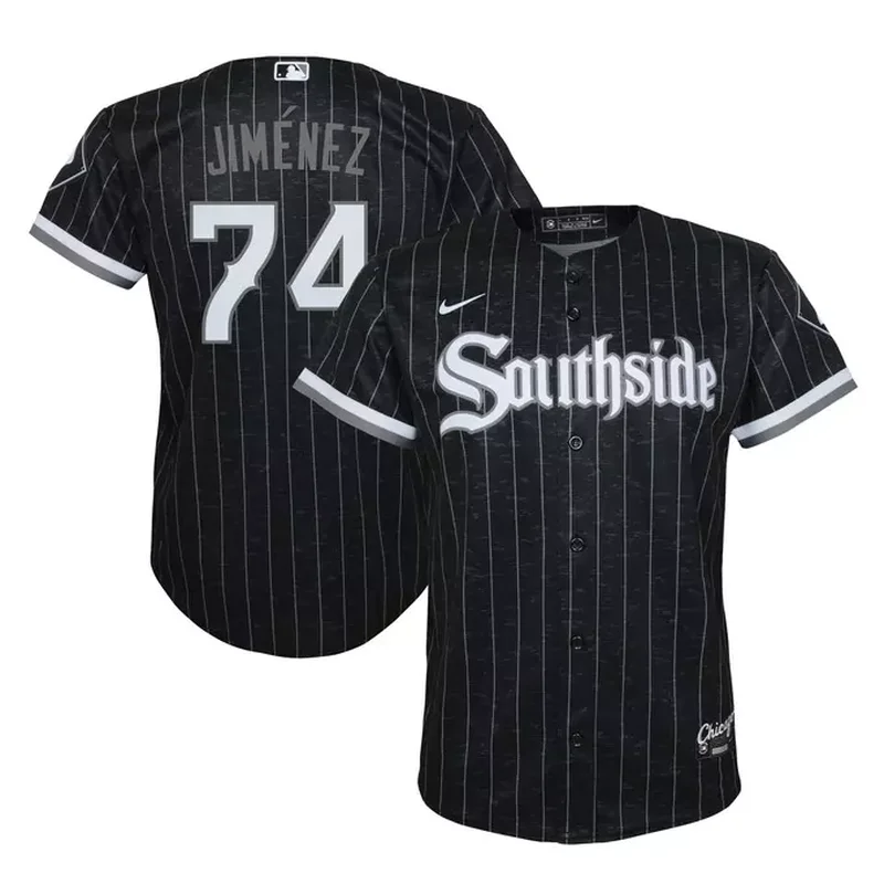 Yoan Moncada Chicago White Sox City Connect Player Jersey Black - Image 2