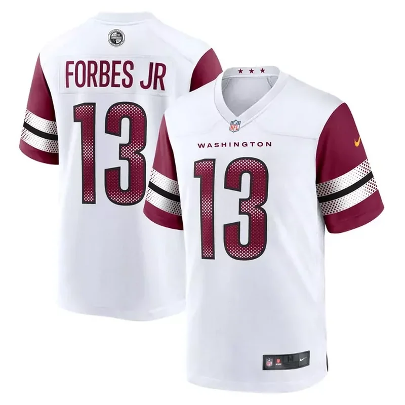Number 1 Mom Washington Commanders Womens Game Jersey Burgundy - Image 2