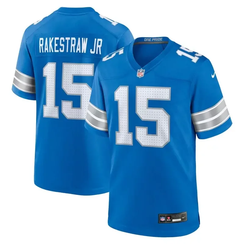 Jahmyr Gibbs Detroit Lions Alternate Game Jersey Blue - Image 2