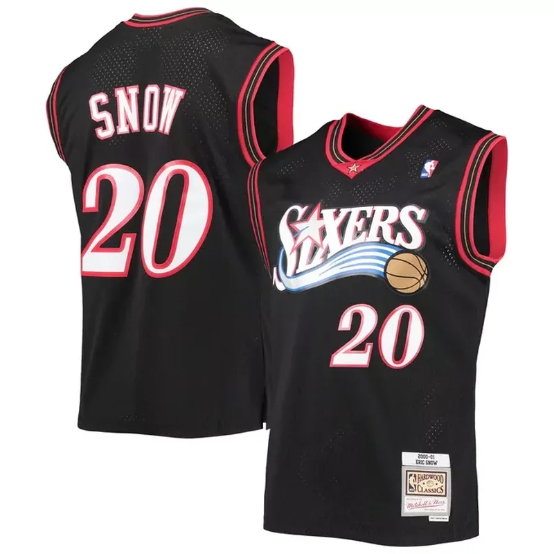 Allen Iverson Philadelphia 76ers 1996/97 Classics Lunar New Year Jersey Red - Image 5