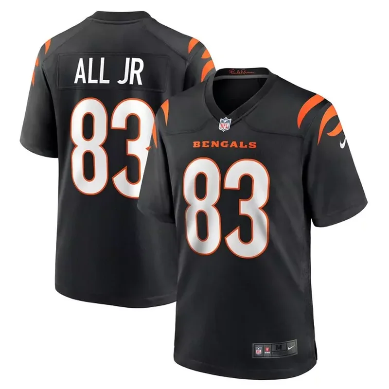 Cincinnati Bengals Alternate Game Custom Jersey Orange - Image 4