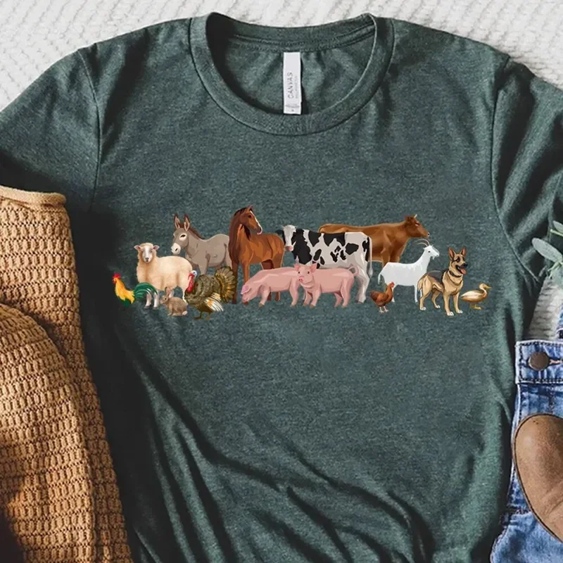 Farm Animal Lover Farmer Tshirt for Women Gift T-Shirt Hoodie Sweater Her