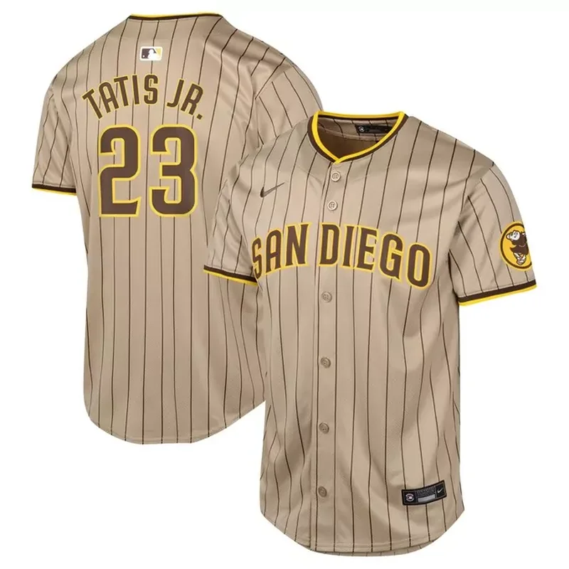 Fernando Tatis Jr San Diego Padres Alternate Player Jersey Sand