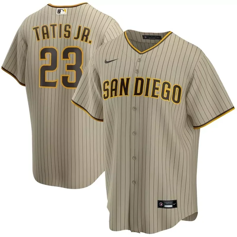 San Diego Padres Alternate Team Jersey Tan - Image 4