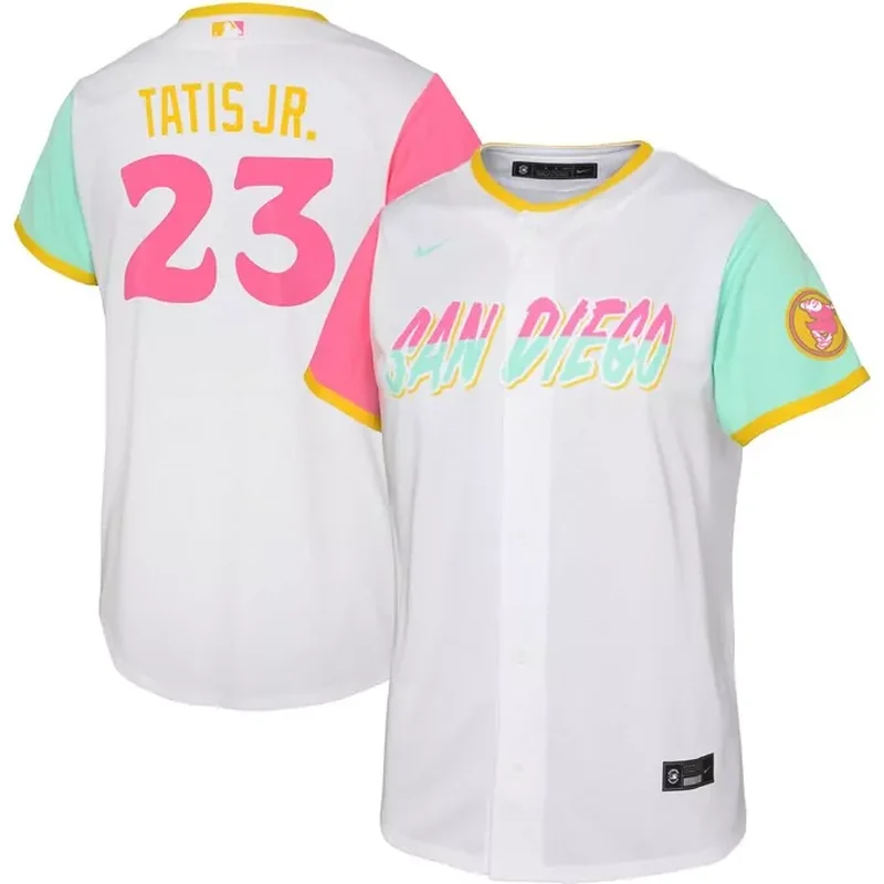 Fernando Tatis Jr San Diego Padres Infant Game Jersey White - Image 3