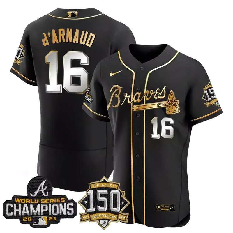 Flex Base Atlanta Braves 2023 City Connect Custom Jersey All Stitched - Image 5