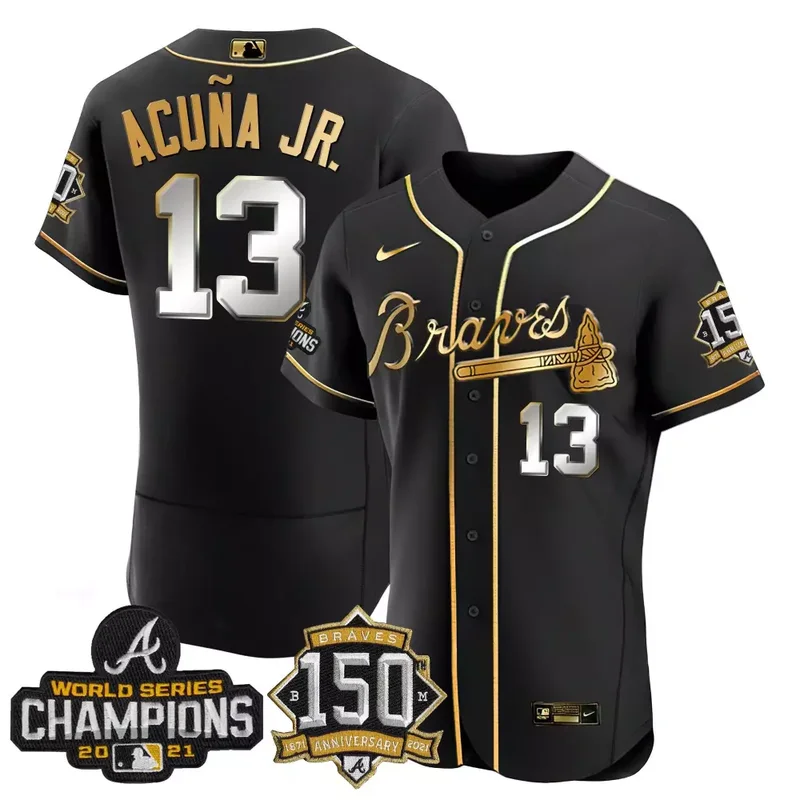 Flex Base Atlanta Braves 2023 City Connect Custom Jersey All Stitched - Image 4