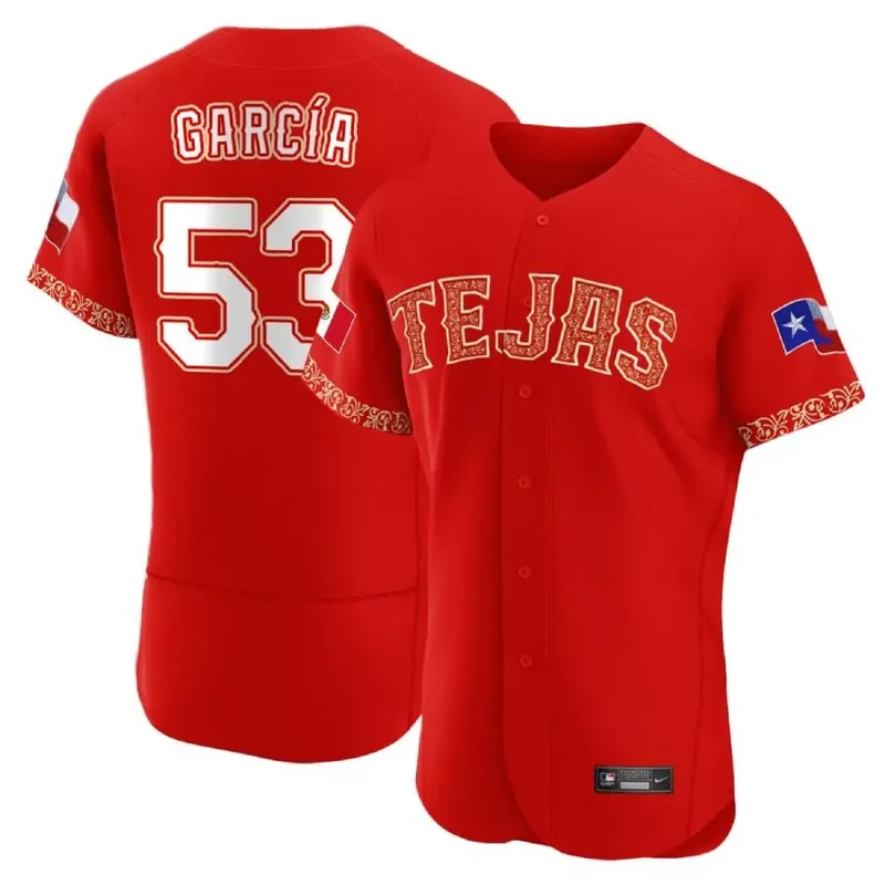 Flex Base Nathaniel Lowe Men s Texas Rangers Mexican Heritage Night Jersey All Stitched - Image 2