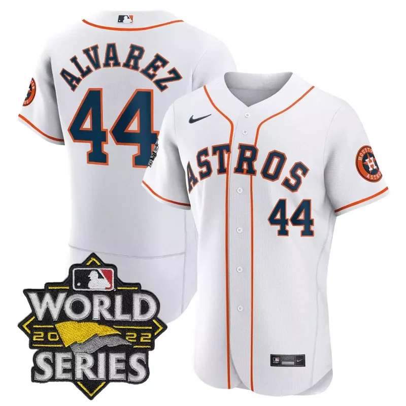 Flex Home Yordan lvarez Houston Astros 2022 World Series Player Jersey All Stitched