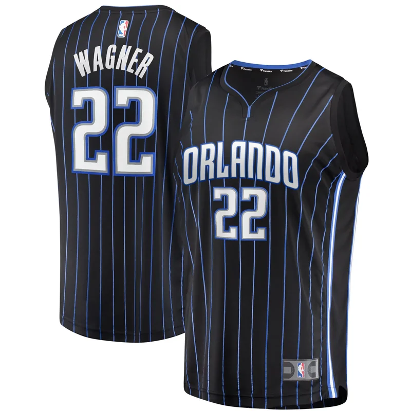 Franz Wagner Orlando Magic 2021 NBA Draft First Round Pick No. 2 Fast Break Jersey Black