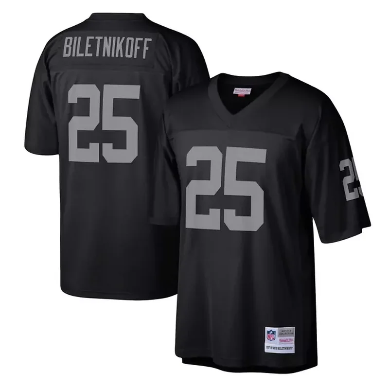 Fred Biletnikoff Las Vegas Raiders Legacy Jersey Black