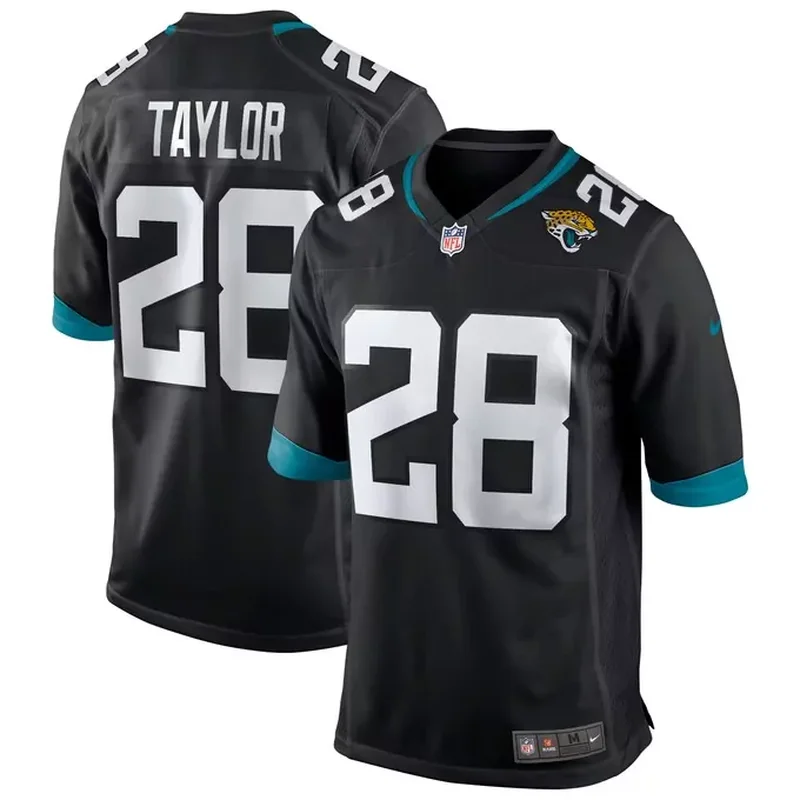Fred Taylor Jacksonville Jaguars Game Retired Player Jersey Black