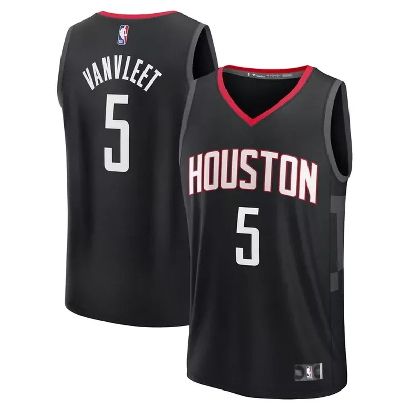 Fred VanVleet Houston Rockets Fast Break Player Jersey Statement Edition Black