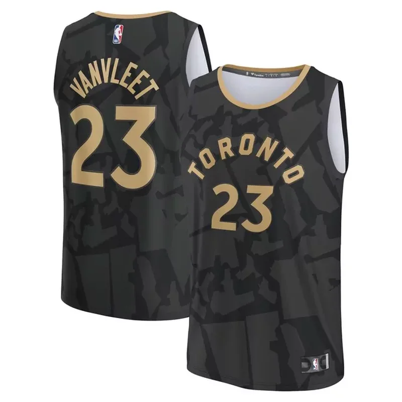 Fred VanVleet Toronto Raptors Fastbreak Jersey City Edition Black