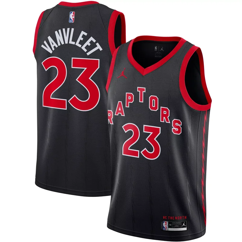 Fred Vanvleet Toronto Raptors Jordan Brand 2020/21 Jersey - Statement Edition - Black NBA