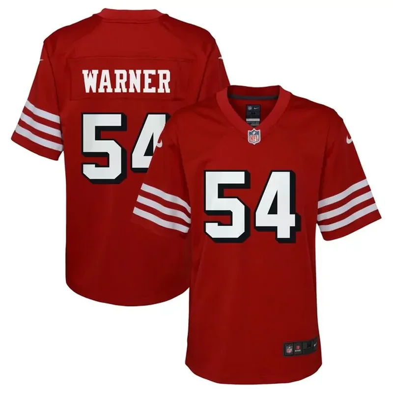 Jordan Mason San Francisco 49ers Game Player Jersey Scarlet - Image 5