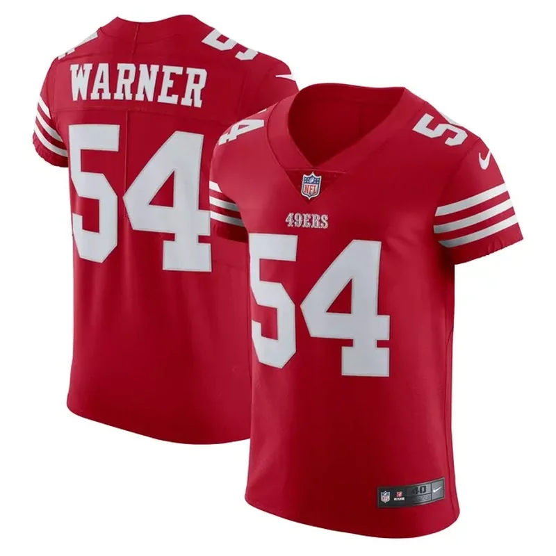 Fred Warner San Francisco 49ers Vapor Elite Jersey Scarlet