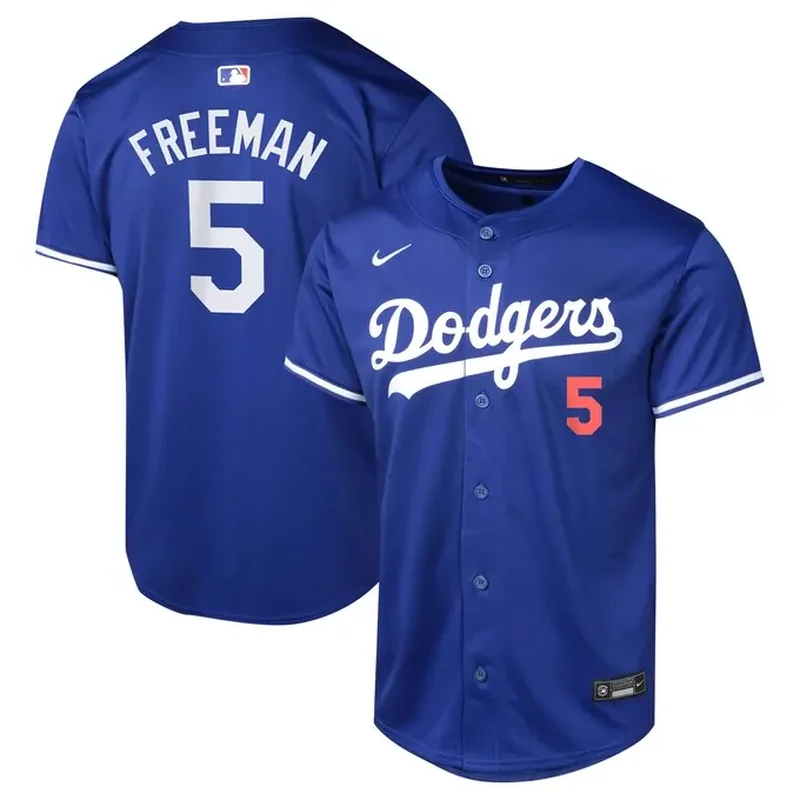 Los Angeles Dodgers Alternate Elite Jersey Royal - Image 5