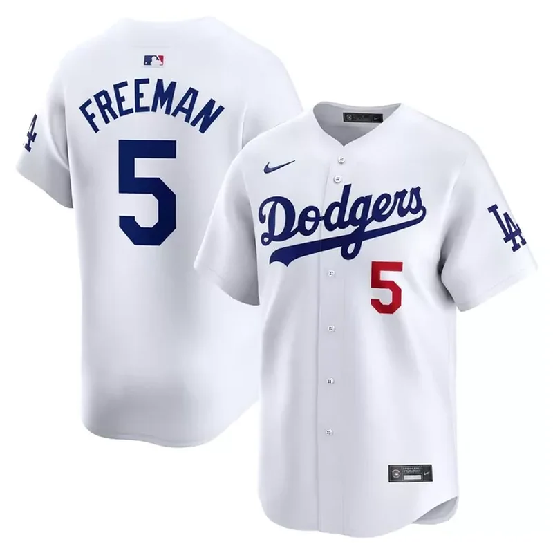 Freddie Freeman Los Angeles Dodgers Home Game Player Jersey White - Image 2