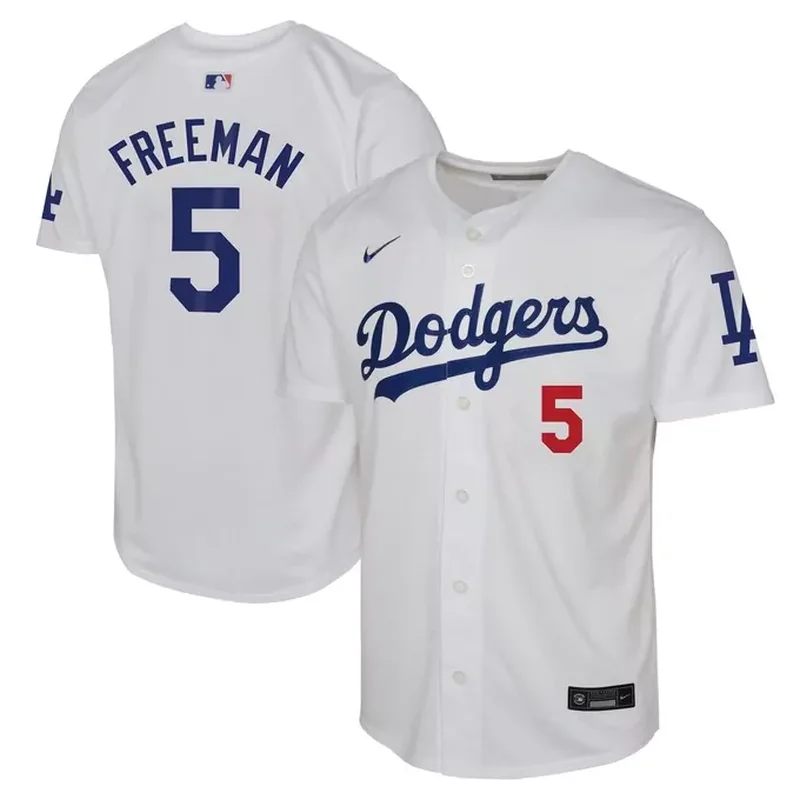 Freddie Freeman Los Angeles Dodgers Preschool 2024 City Connect Player Jersey Cream - Image 4