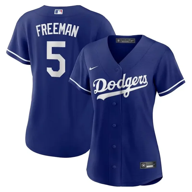 Los Angeles Dodgers Womens Alternate Team Jersey Royal - Image 5