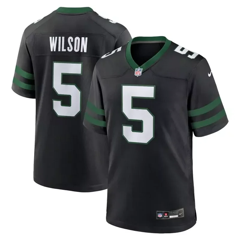 Ahmad Sauce Gardner New York Jets Alternate Game Jersey Legacy Black - Image 3
