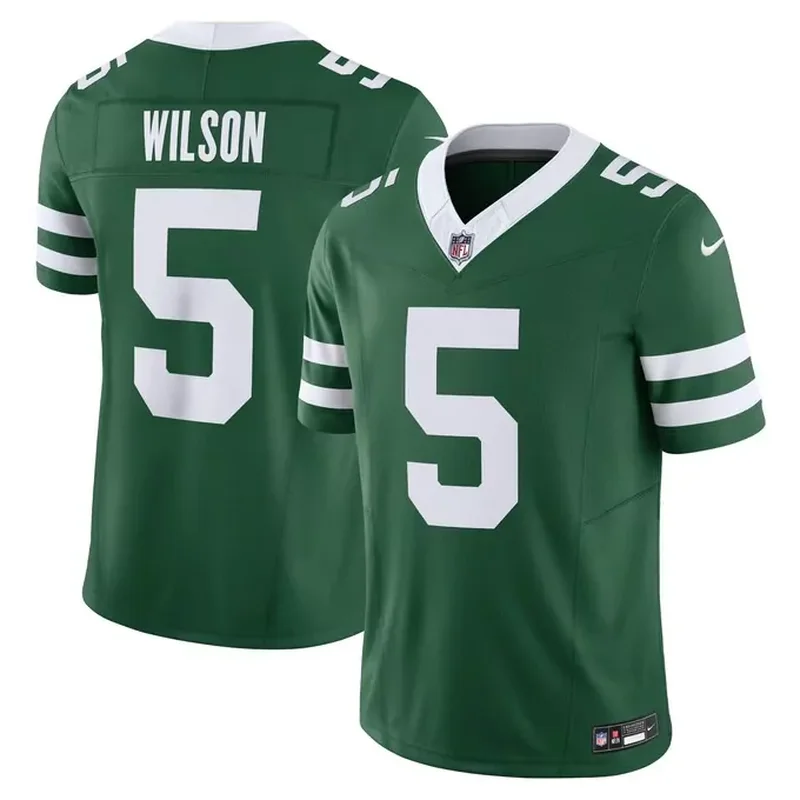 Garrett Wilson New York Jets Vapor Fuse Jersey Legacy Green